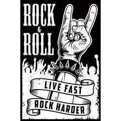 Прапор «Rock and roll» (укр. Рок-н-рол). Варіант-05 Прапор «Rock and roll» (укр. Рок-н-рол). Варіант-05