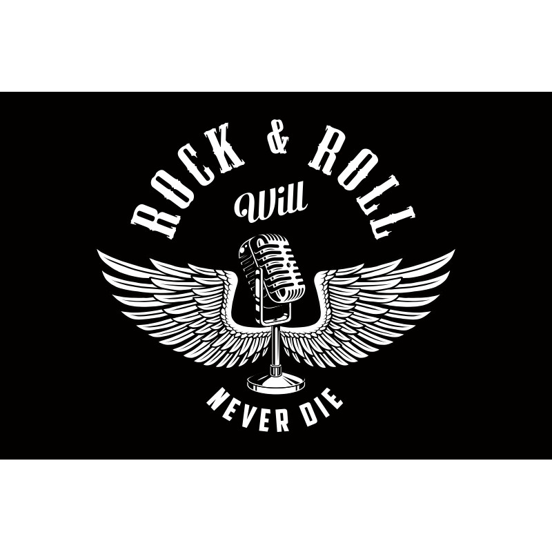 Флаг «Rock and roll» (рос. Рок-н-ролл). Вариант-06 Флаг «Rock and roll» (рос. Рок-н-ролл). Вариант-06