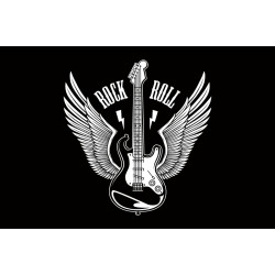 Прапор «Rock and roll» (укр. Рок-н-рол). Варіант-08 Прапор «Rock and roll» (укр. Рок-н-рол). Варіант-08