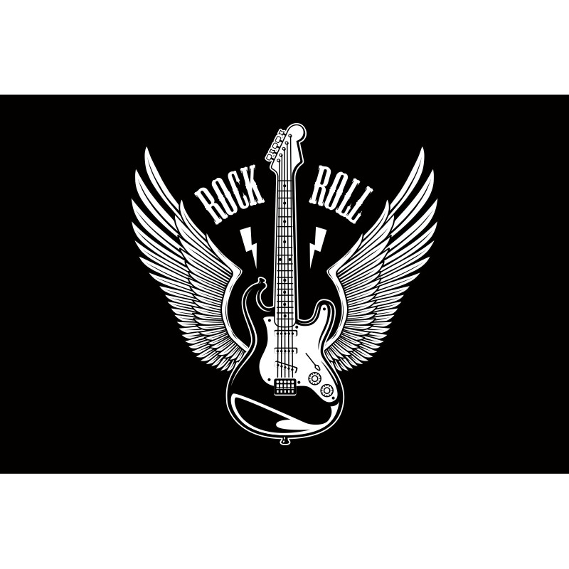 Флаг «Rock and roll» (рос. Рок-н-ролл). Вариант-08 Флаг «Rock and roll» (рос. Рок-н-ролл). Вариант-08