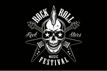 Прапор «Rock and roll» (укр. Рок-н-рол). Варіант-10 Прапор «Rock and roll» (укр. Рок-н-рол). Варіант-10