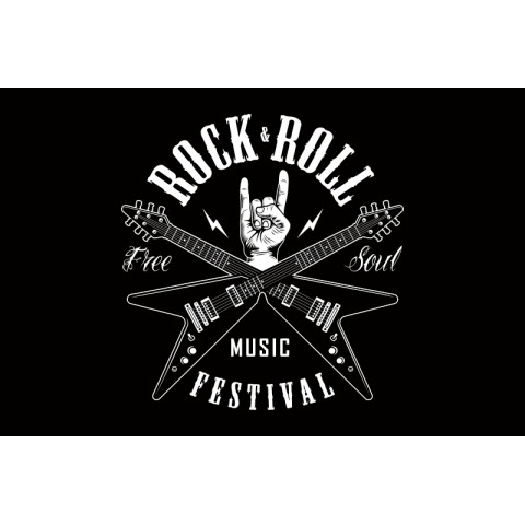 Прапор «Rock and roll» (укр. Рок-н-рол). Варіант-11 Прапор «Rock and roll» (укр. Рок-н-рол). Варіант-11