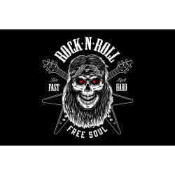 Флаг «Rock and roll» (рос. Рок-н-ролл). Вариант-13 Флаг «Rock and roll» (рос. Рок-н-ролл). Вариант-13