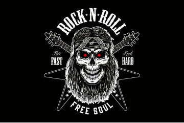 Прапор «Rock and roll» (укр. Рок-н-рол). Варіант-13 Прапор «Rock and roll» (укр. Рок-н-рол). Варіант-13