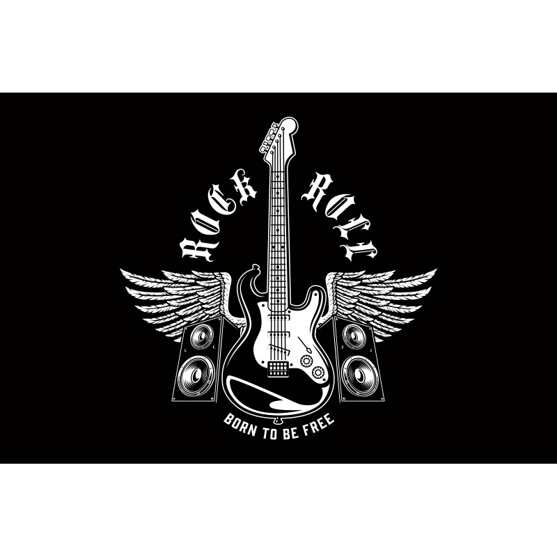 Прапор «Rock and roll» (укр. Рок-н-рол). Варіант-14 Прапор «Rock and roll» (укр. Рок-н-рол). Варіант-14