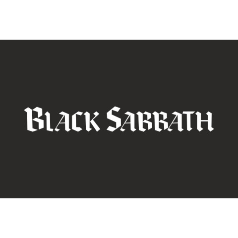 Прапор рок-групи Black Sabbath. Варіант-01
