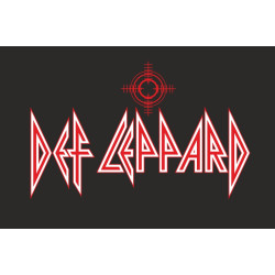 Флаг рок-группы Def Leppard. Вариант-01