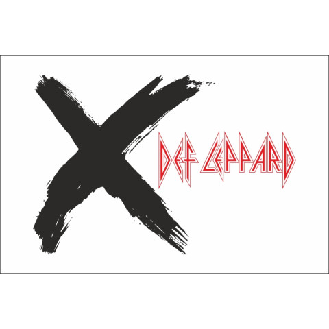 Флаг рок-группы Def Leppard. Вариант-02