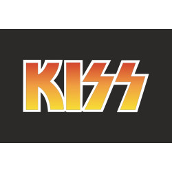 Флаг рок-группы KISS. Вариант-02 Флаг рок-группы KISS. Вариант-02