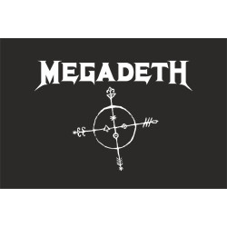 Флаг рок-группы Megadeth Флаг рок-группы Megadeth