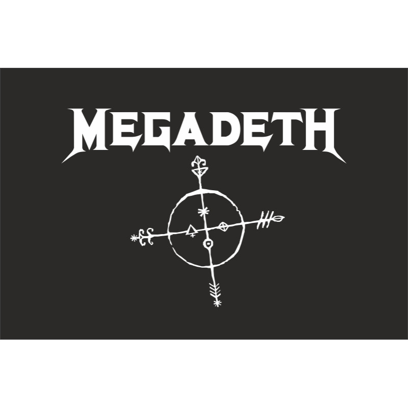 Флаг рок-группы Megadeth Флаг рок-группы Megadeth