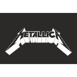 Флаг рок-группы Metallica. Вариант-01 Флаг рок-группы Metallica. Вариант-01