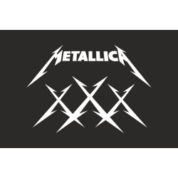Флаг рок-группы Metallica. Вариант-02 Флаг рок-группы Metallica. Вариант-02