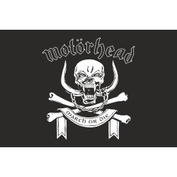Флаг рок-группы Motörhead. Вариант-01 Флаг рок-группы Motörhead. Вариант-01