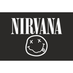 Флаг рок-группы Nirvana. Вариант-01 Флаг рок-группы Nirvana. Вариант-01