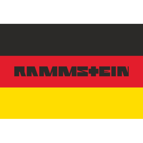 Флаг рок-группы Rammstein. Вариант-01 Флаг рок-группы Rammstein. Вариант-01