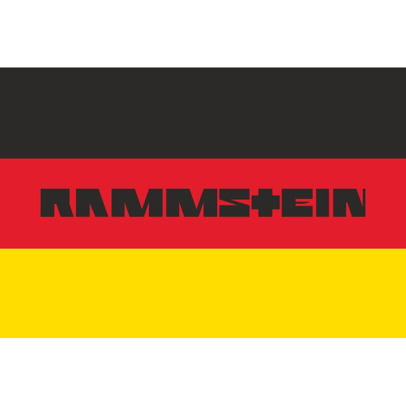 Флаг рок-группы Rammstein. Вариант-01 Флаг рок-группы Rammstein. Вариант-01