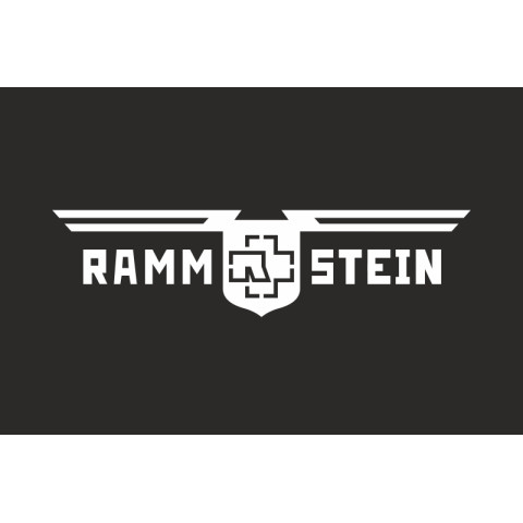 Флаг рок-группы Rammstein. Вариант-02 Флаг рок-группы Rammstein. Вариант-02