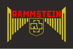 Флаг рок-группы Rammstein. Вариант-04 Флаг рок-группы Rammstein. Вариант-04