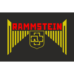Флаг рок-группы Rammstein. Вариант-04 Флаг рок-группы Rammstein. Вариант-04