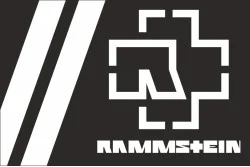 Флаг рок-группы Rammstein. Вариант-06 Флаг рок-группы Rammstein. Вариант-06