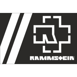 Флаг рок-группы Rammstein. Вариант-06 Флаг рок-группы Rammstein. Вариант-06