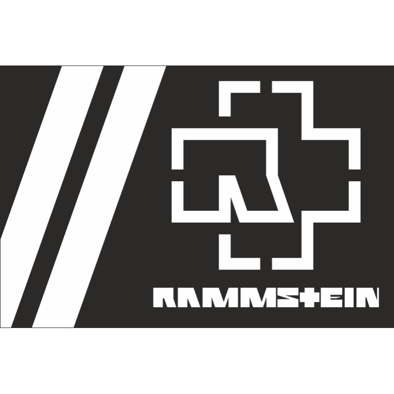 Флаг рок-группы Rammstein. Вариант-06 Флаг рок-группы Rammstein. Вариант-06