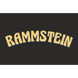 Флаг рок-группы Rammstein. Вариант-07 Флаг рок-группы Rammstein. Вариант-07
