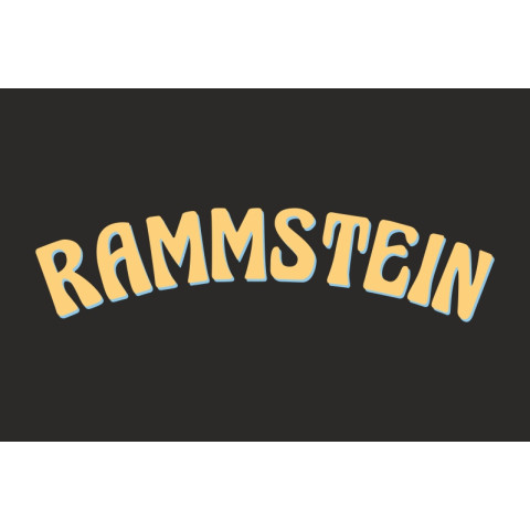 Флаг рок-группы Rammstein. Вариант-07 Флаг рок-группы Rammstein. Вариант-07