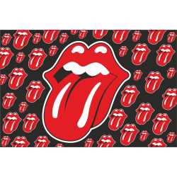 Флаг рок-группы Rolling Stones. Вариант-01 Флаг рок-группы Rolling Stones. Вариант-01
