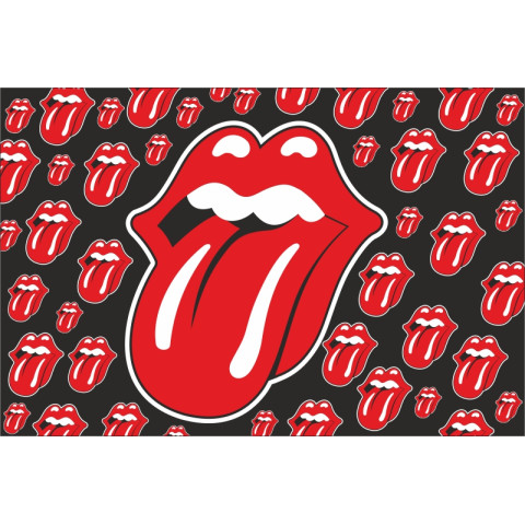 Флаг рок-группы Rolling Stones. Вариант-01 Флаг рок-группы Rolling Stones. Вариант-01