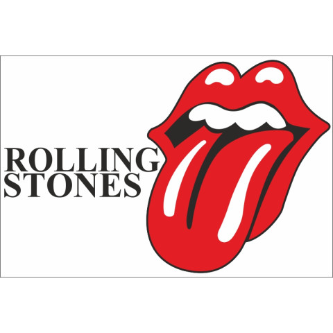 Флаг рок-группы Rolling Stones. Вариант-02 Флаг рок-группы Rolling Stones. Вариант-02