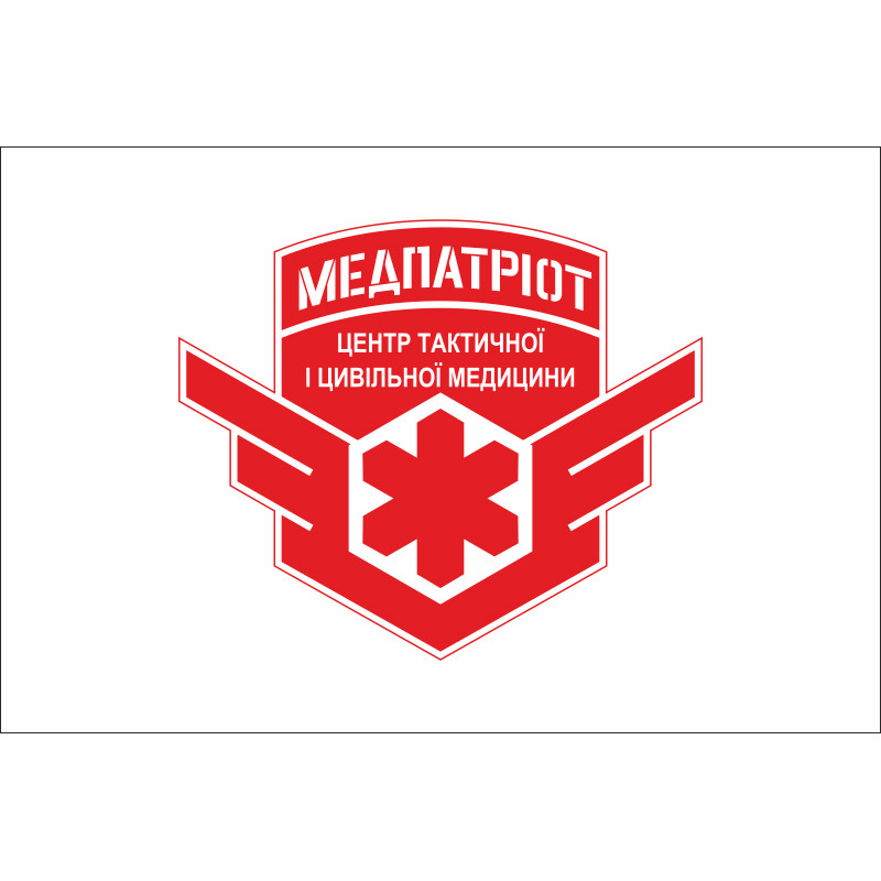 Прапор ЦТМ МЕДПАТРІОТ. Варіант-01 Прапор ЦТМ МЕДПАТРІОТ. Варіант-01