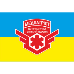 Флаг ЦТМ МЕДПАТРИОТ. Вариант-02
