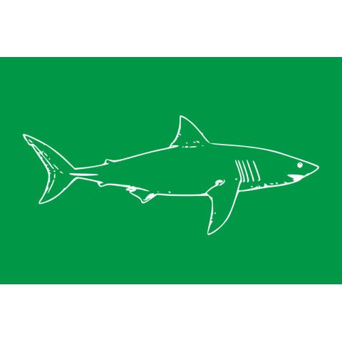 Флаг пляжный Акула (Green flag) Флаг пляжный Акула (Green flag)