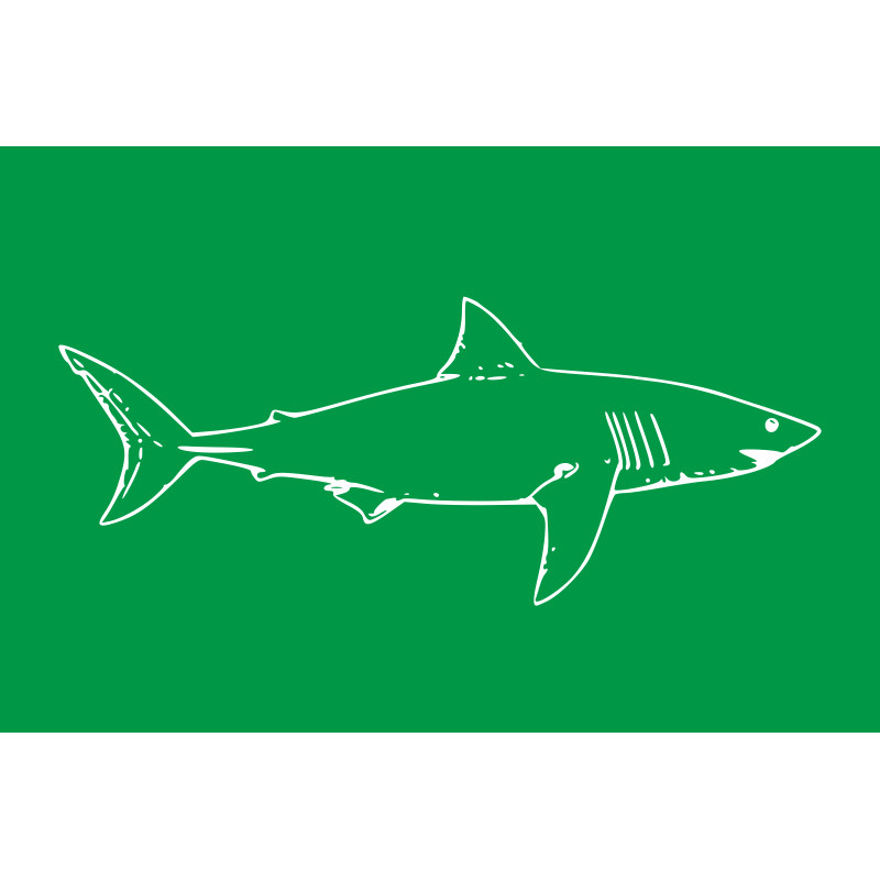 Прапор пляжний Акула (Green flag) Прапор пляжний Акула (Green flag)