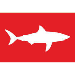 Флаг пляжный Акула (Red flag) Флаг пляжный Акула (Red flag)