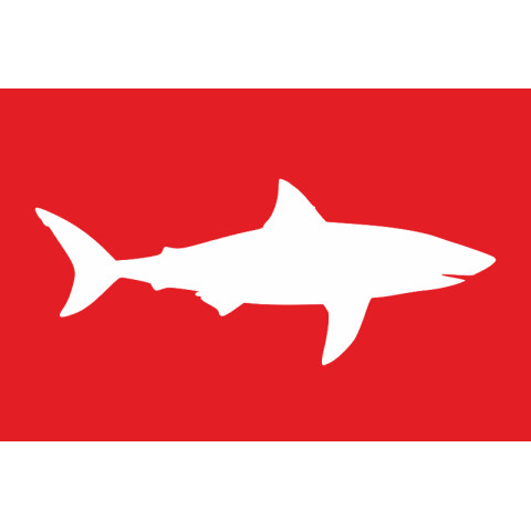 Флаг пляжный Акула (Red flag) Флаг пляжный Акула (Red flag)