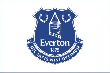 Прапор ФК Евертон (англ. Everton). Варіант-01 Прапор ФК Евертон (англ. Everton). Варіант-01