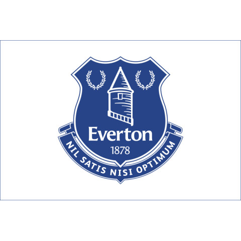 Прапор ФК Евертон (англ. Everton). Варіант-01 Прапор ФК Евертон (англ. Everton). Варіант-01