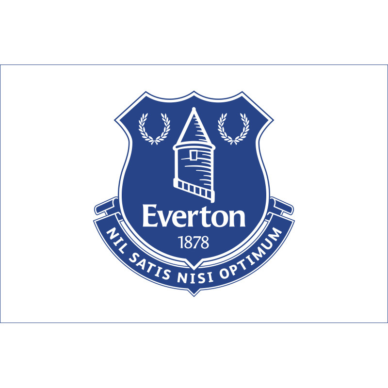 Прапор ФК Евертон (англ. Everton). Варіант-01 Прапор ФК Евертон (англ. Everton). Варіант-01