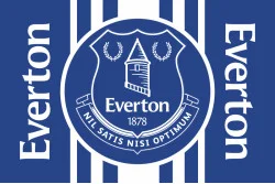 Прапор ФК Евертон (англ. Everton). Варіант-02 Прапор ФК Евертон (англ. Everton). Варіант-02