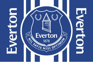 Прапор ФК Евертон (англ. Everton). Варіант-02 Прапор ФК Евертон (англ. Everton). Варіант-02