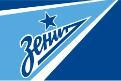 Прапор ФК «Зеніт» Санкт-Петербург, Росія. Варіант-02
