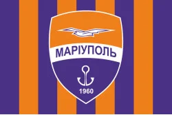 Флаг ФК «Мариуполь» Мариуполь, Украина. Вариант-01