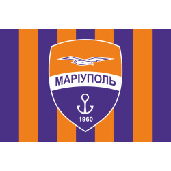 Прапор ФК «Маріуполь» Маріуполь, Україна. Варіант-01 Прапор ФК «Маріуполь» Маріуполь, Україна. Варіант-01