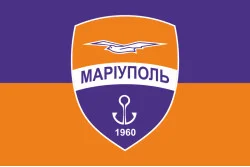 Флаг ФК «Мариуполь» Мариуполь, Украина. Вариант-02