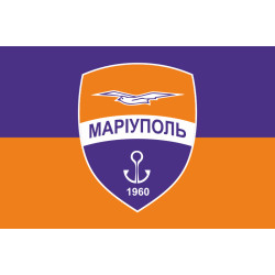 Прапор ФК «Маріуполь» Маріуполь, Україна. Варіант-02 Прапор ФК «Маріуполь» Маріуполь, Україна. Варіант-02