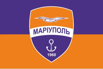 Прапор ФК «Маріуполь» Маріуполь, Україна. Варіант-02 Прапор ФК «Маріуполь» Маріуполь, Україна. Варіант-02