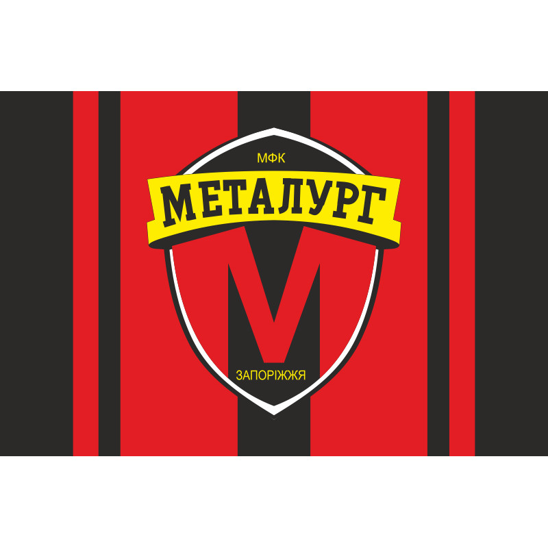 Флаг ФК «Металлург» Запорожье, Украина. Вариант-01 Флаг ФК «Металлург» Запорожье, Украина. Вариант-01